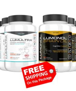 3 Bottle Lumultra + 3 Bottle Brain Oil (360ct) 3 Month Supply + FREE Shipping  by Lumultra