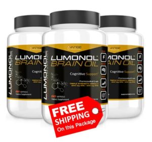 3 Bottle Brain Oil (180ct) 3 Month Supply  by Lumultra
