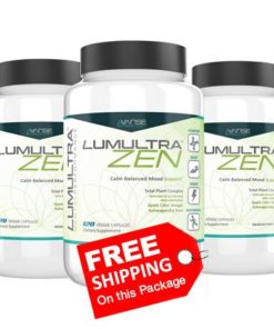 3 Bottle Zen (180ct) 3 Month Supply+ FREE Shipping  by Lumultra