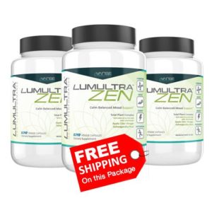 3 Bottle Zen (180ct) 3 Month Supply+ FREE Shipping  by Lumultra