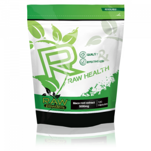 Buy rawpowders Maca Root extract 10:1 5000mg 120 capsules nootropics supplement on sale