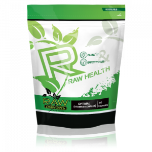Buy rawpowders Optimal Vitamin B complex 60 capsules nootropics supplement on sale
