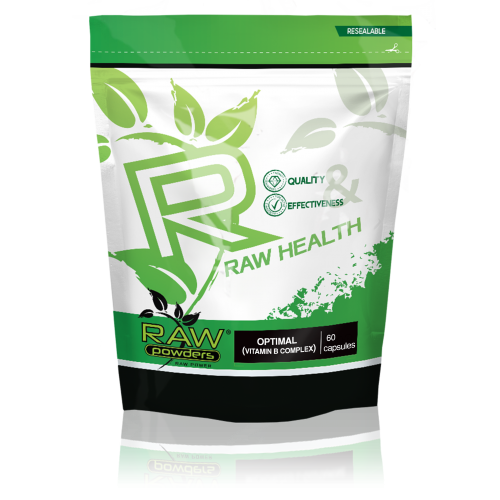 Buy rawpowders Optimal Vitamin B complex 60 capsules nootropics supplement on sale